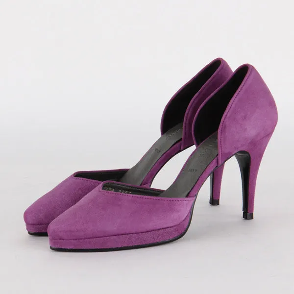 *VOLLEY - wine, 9/1cm size UK 2.5