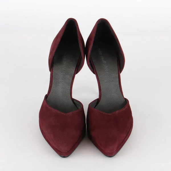 *VOLLEY - wine, 9/1cm size UK 2.5