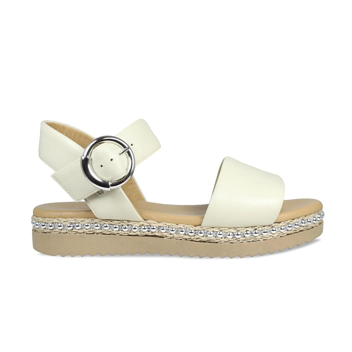 Walker: Cream Leather