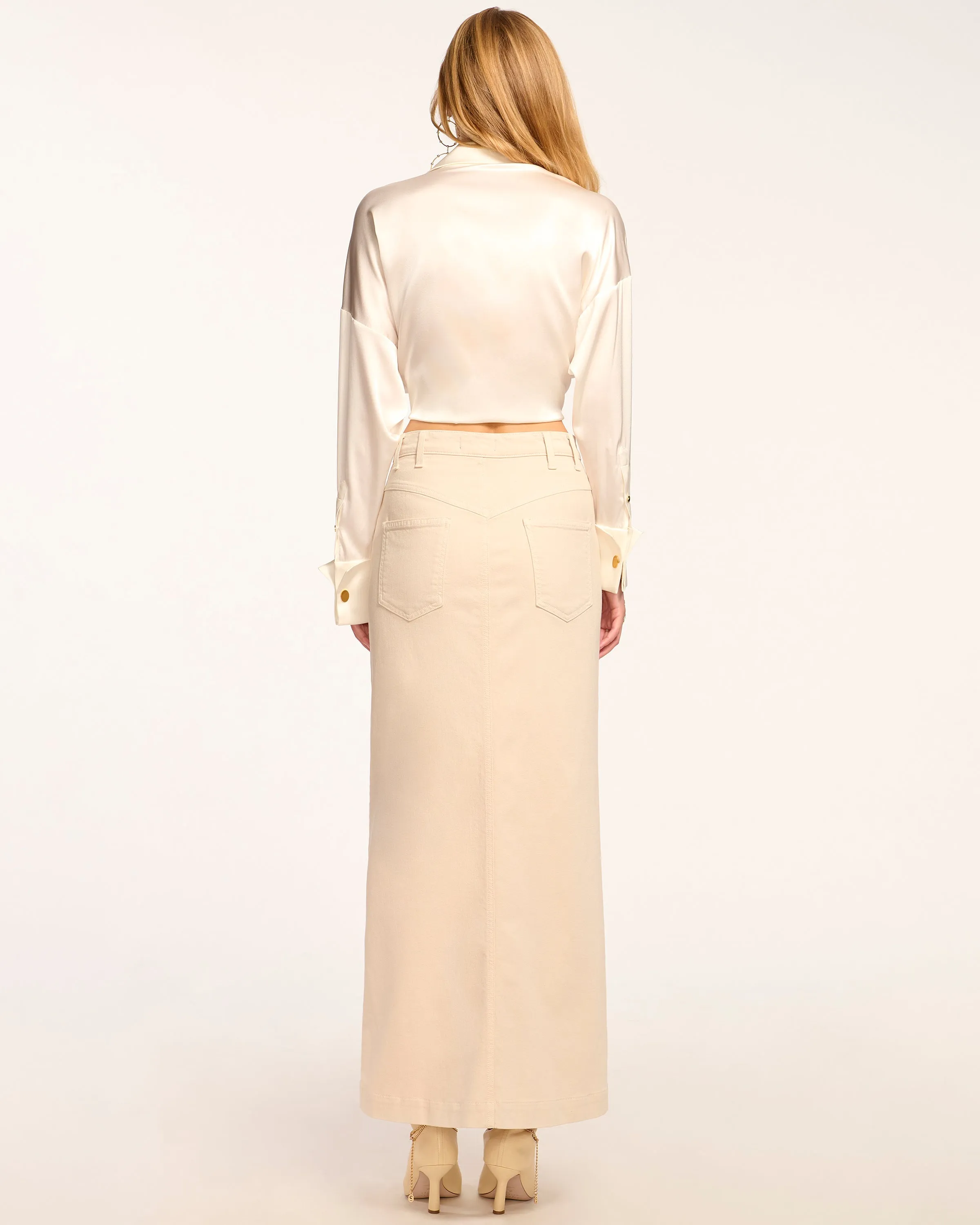 Xavier Denim Maxi Skirt