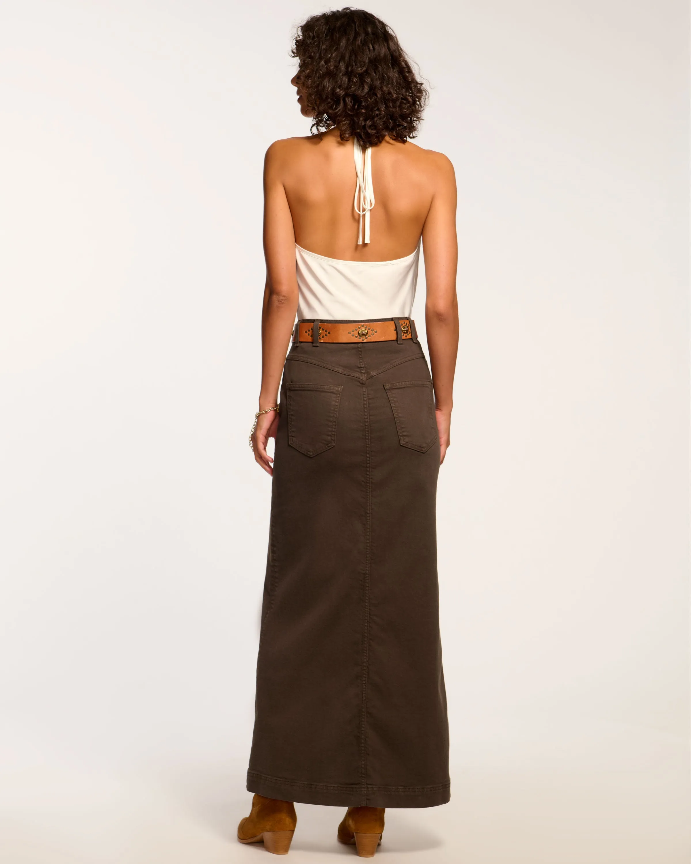 Xavier Denim Maxi Skirt